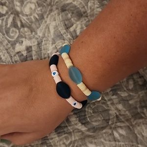 Handmade sea glass bracelets!